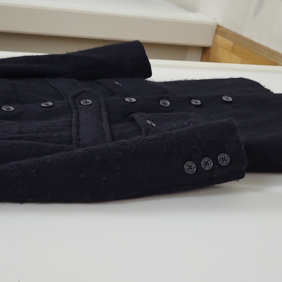 See by Chloe Black Boucle Coat It 40 - Picture 3 of 4